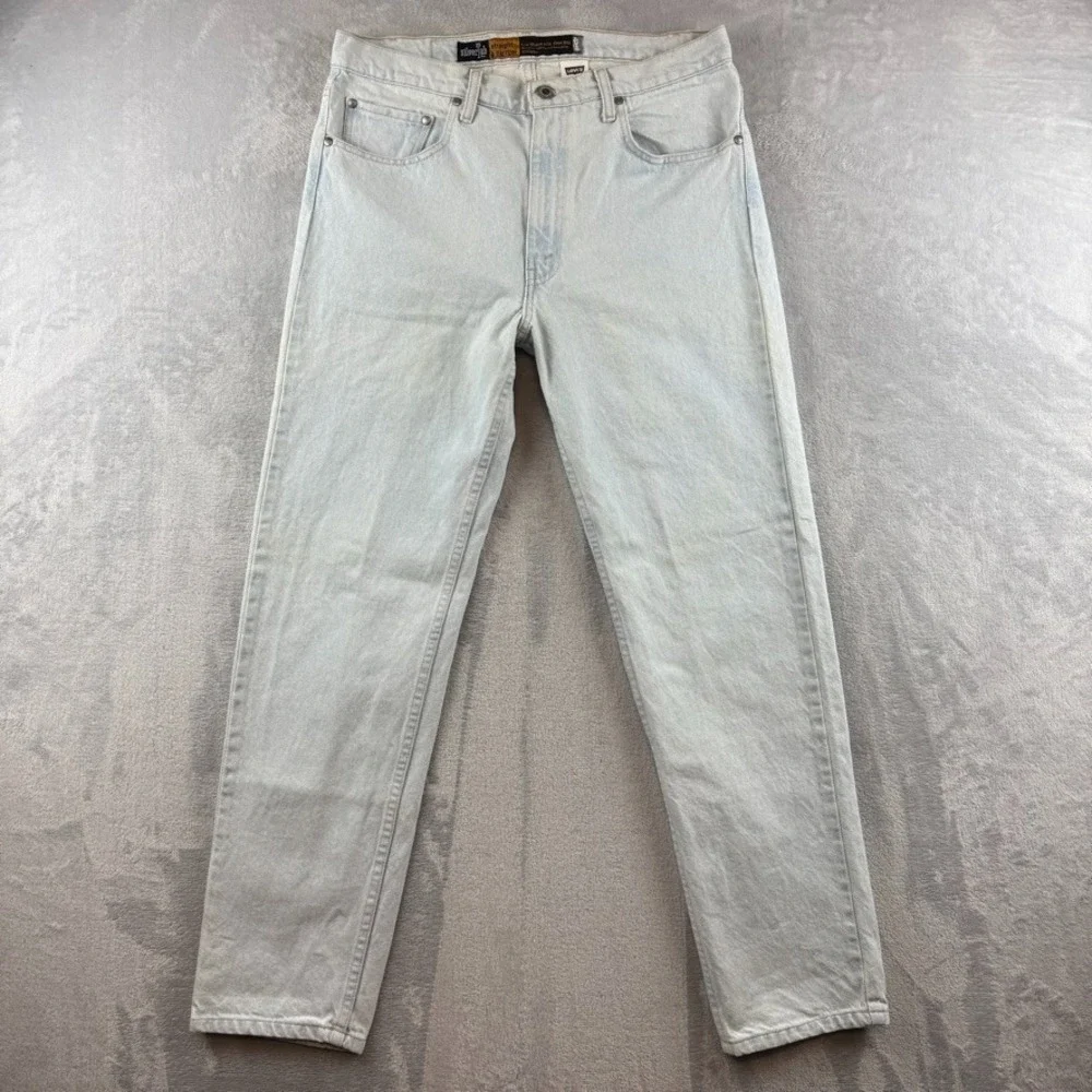Vintage Levis Silvertab Jeans Mens 34x30 Blue Straight Narrow Light Wash Denim